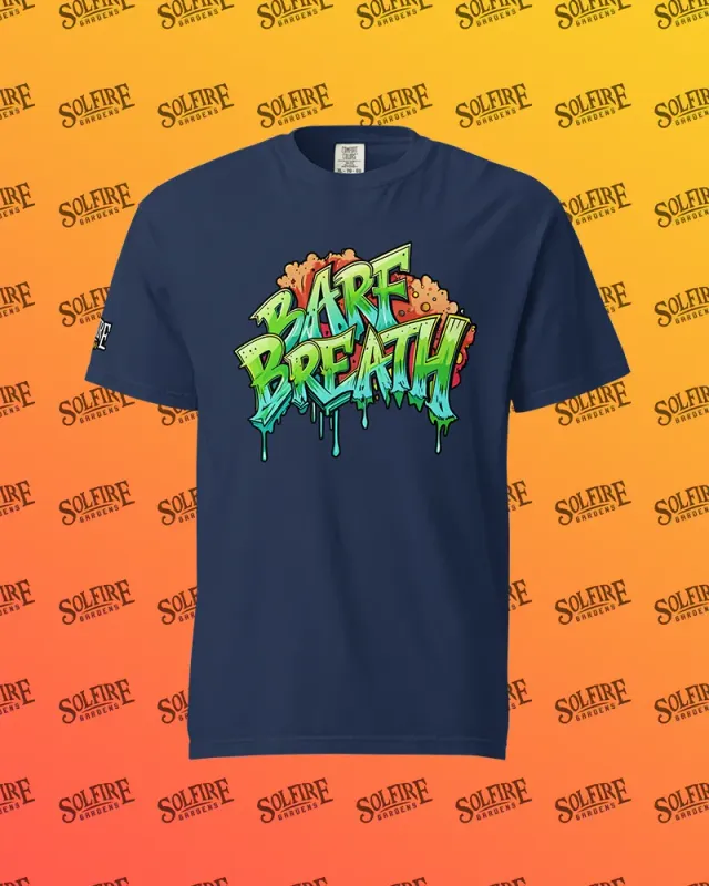 Solfire Gardens Barf Breath t-shirt unisex cotone pesante