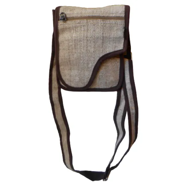 Hemp HP26 borsa tracolla canapa uomo naturale
