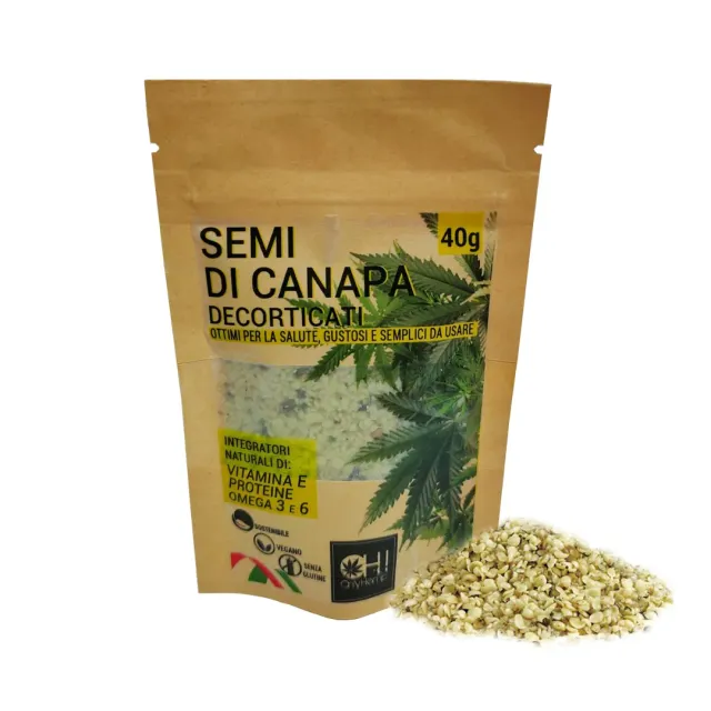 Oh Hemp semi canapa decorticati 100g vegan
