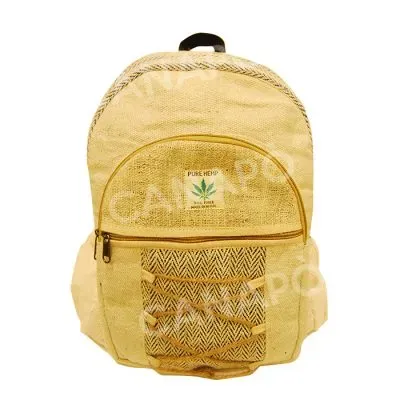 Pure Hemp BS-ZC26-03 zaino in canapa bianco capiente