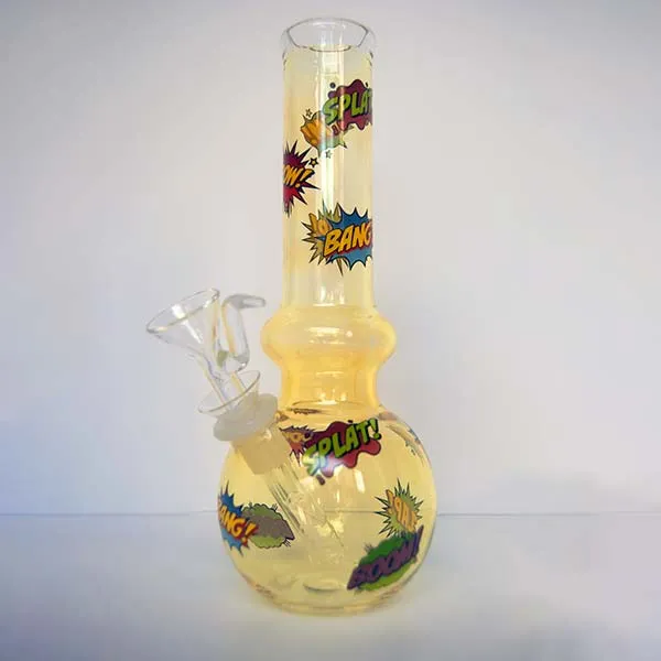 Red Eye Glass Comic Book Rainbow bong vetro 20 cm