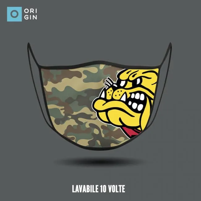 The Bulldog Amsterdam mascherina lavabile cotone