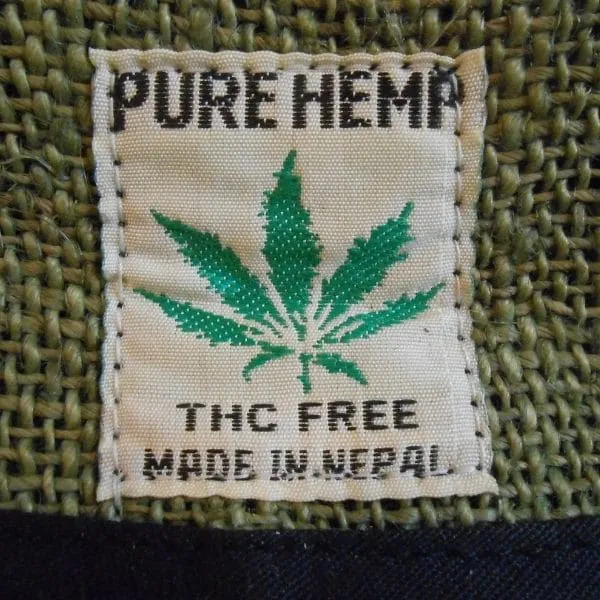 Pure Hemp Portatabacco in Canapa con Cordino