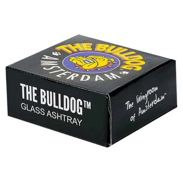 The Bulldog Original Glass Ashtray posacenere vetro trasparente