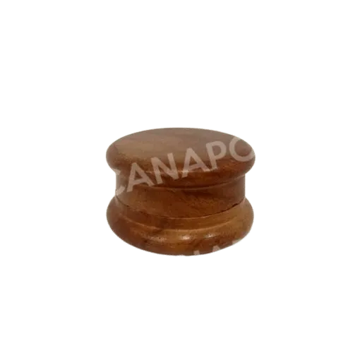 Grinder legno indiano scuro 50mm 2 parti metallo
