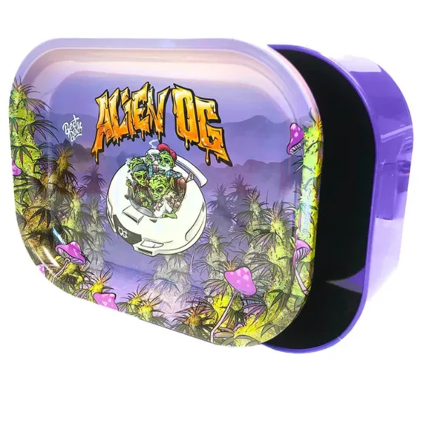 Best Buds Alien OG mistiera metallo small con box 14x18cm