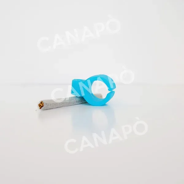 Smokey anello porta sigaretta da dito in silicone nero