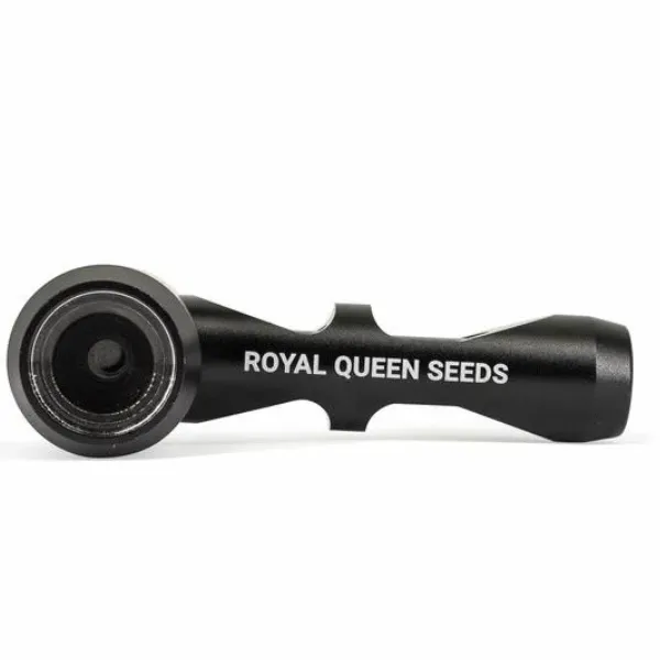 Royal Queen Seeds pipa in metallo vetro borosilicato portatile