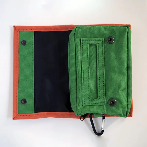 Pinch portatabacco tessuto canvas astuccio zip