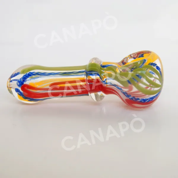 Bizzef Biming pipa in vetro colorata 10 cm