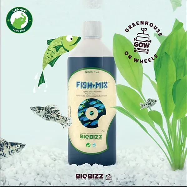 Biobizz Fish Mix fertilizzante liquido bio crescita NPK 5-1-4