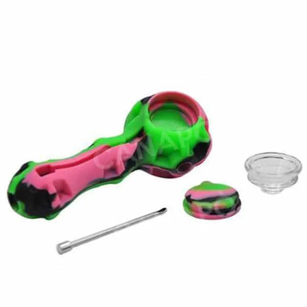 Pipa silicone cucchiaio 10,5cm ciotola vetro