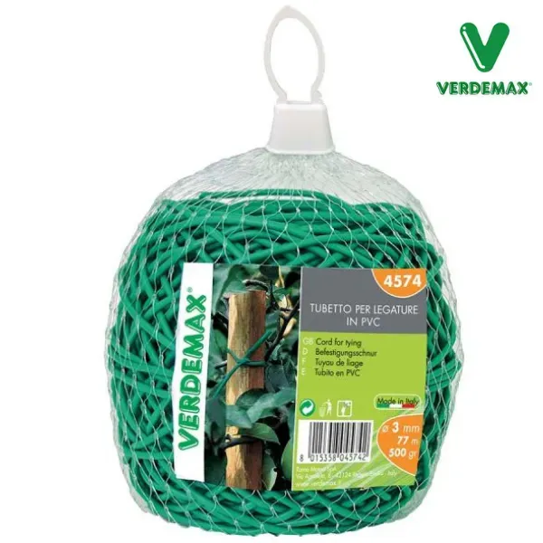 Verdemax tubetto per legature PVC verde 500 g 3 mm