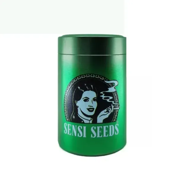 Sensi Seeds Herb Stash contenitore ermetico alluminio verde