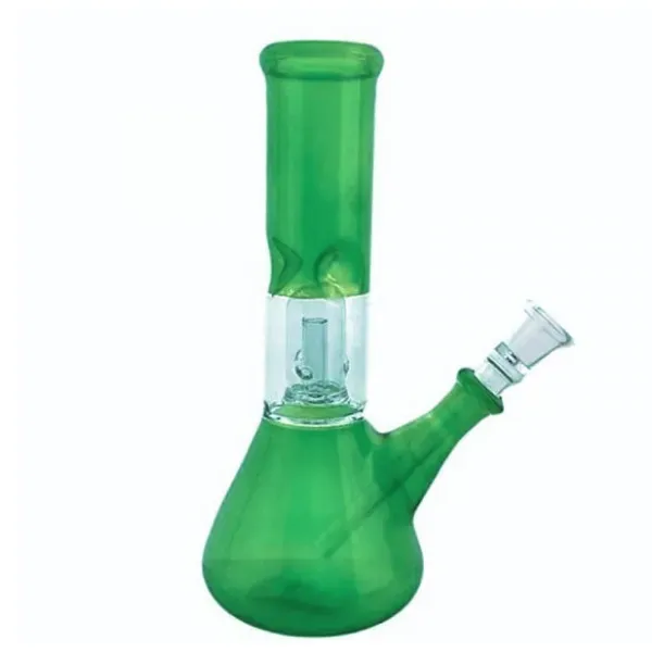 Ice Glass bong in vetro verde percolatore 25,5 cm ice