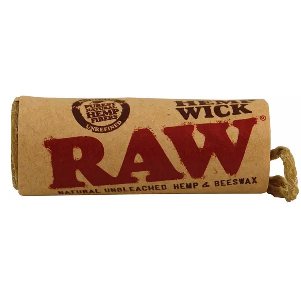 Raw Hemp Wick stoppino canapa 6 m naturale