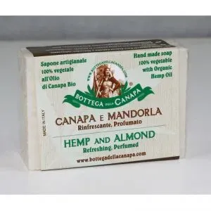 Bottega della Canapa sapone vegetale canapa mandorla 100 gr