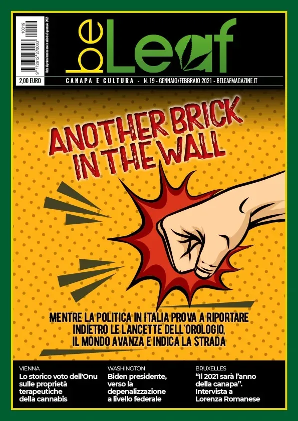 Be Leaf Magazine n.19 rivista canapa gen feb 2021