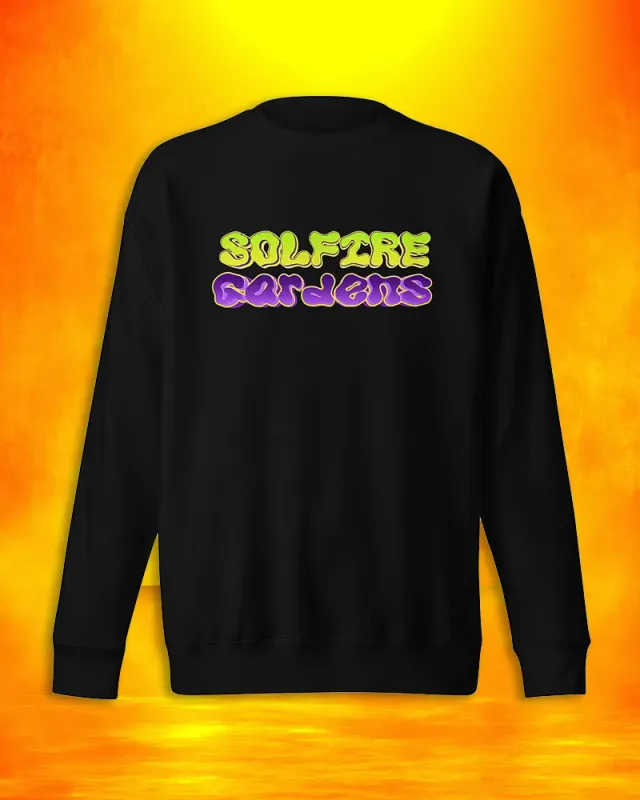 Solfire Gardens Giggle Gas felpa unisex in cotone