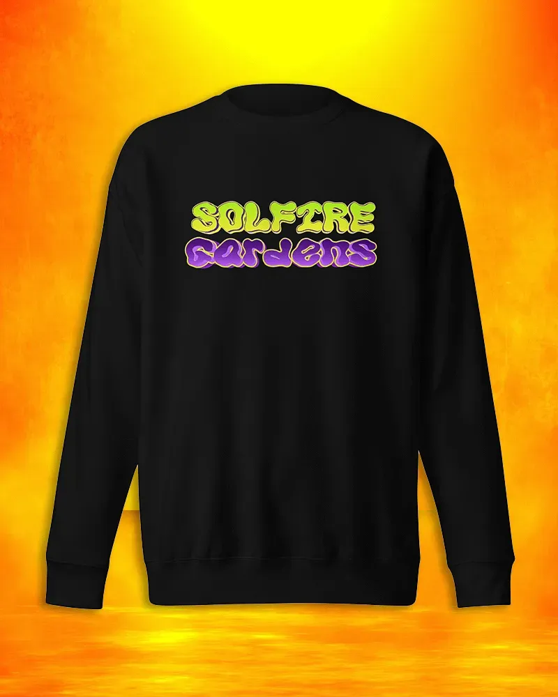 Solfire Gardens Giggle Gas felpa unisex in cotone