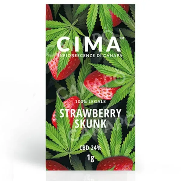Plantasia Cima Strawberry Skunk CBD 24% Confezione 1 g
