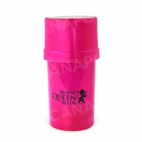 Royal Queen Seeds Medtainer grinder plastica rosa antiodore