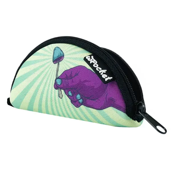 Best Buds wPocket God Mushroom mistiera portatile zip