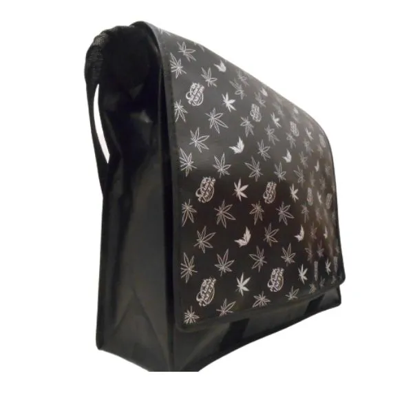 Paradise Seeds borsa tracolla messenger nera 29x34