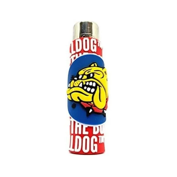 Clipper Large The Bulldog accendino cover gomma 1 pz