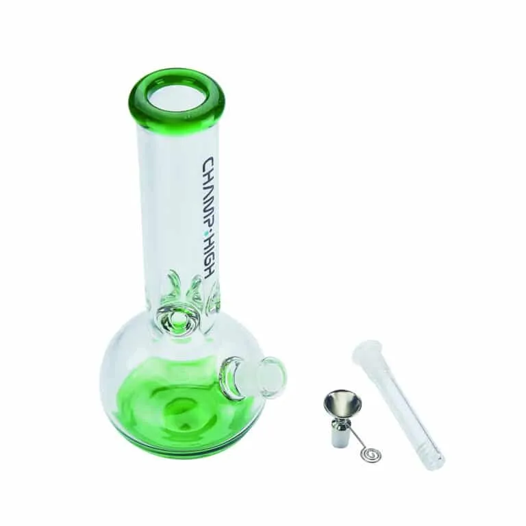 Champ High bong in vetro 30cm verde 7mm