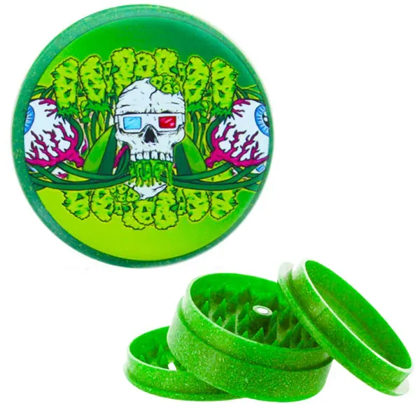 Beuz Cool Skull grinder bioplastica 60 mm 3 parti