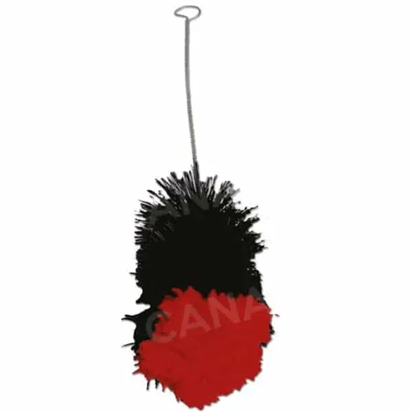 Black Leaf Frost Brush spazzola bong 63cm doppia