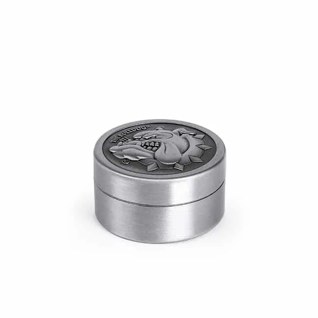 The Bulldog Amsterdam grinder metallo 2 parti 40 mm denti diamantati