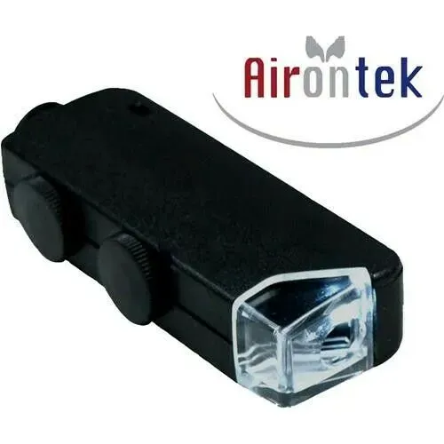 Airontek 100x microscopio 60x-100x LED tricomi