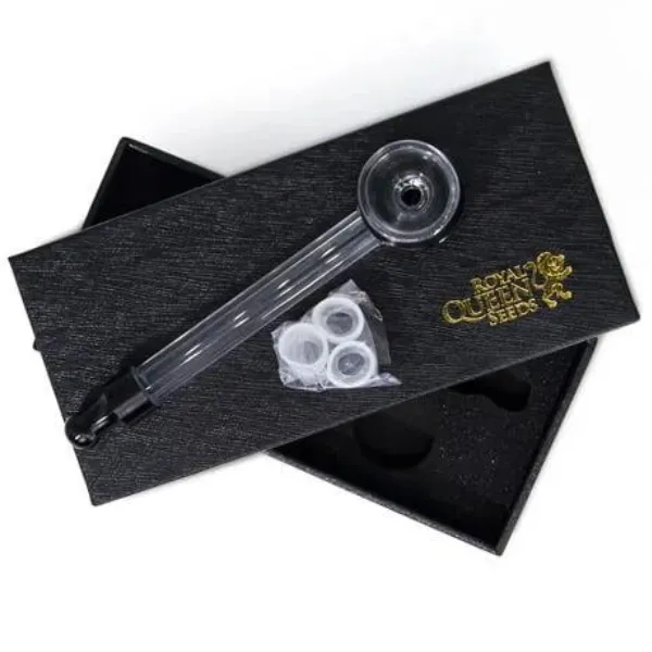 Royal Queen Seeds Steamroller pipa in vetro tiro diretto