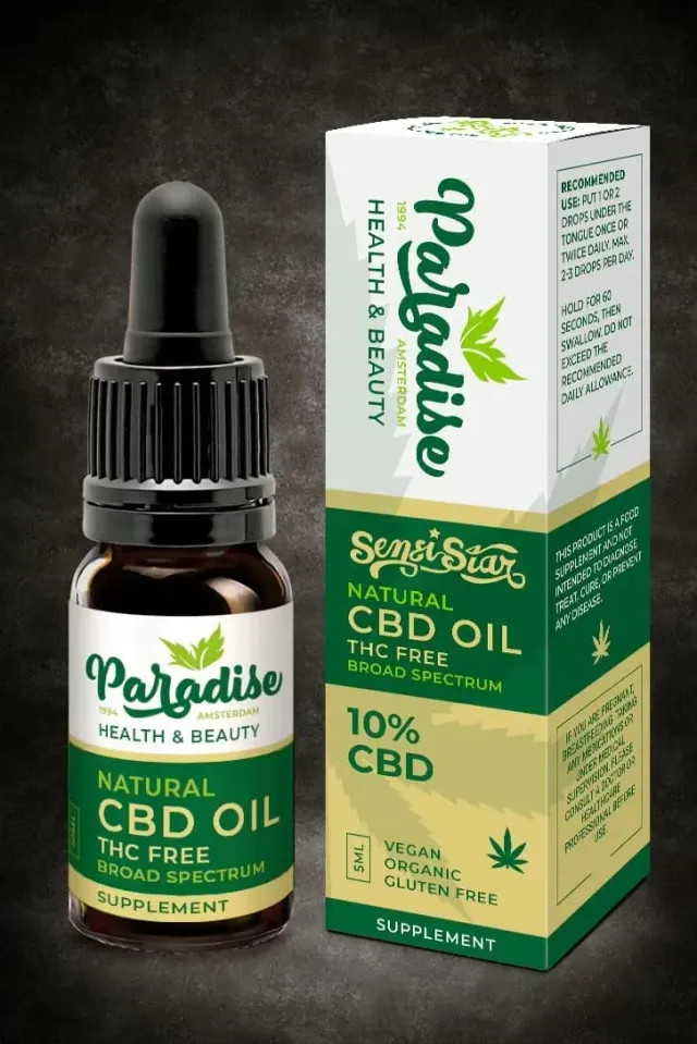Paradise Seeds Sensi Olio CBD 5ml 10% senza THC
