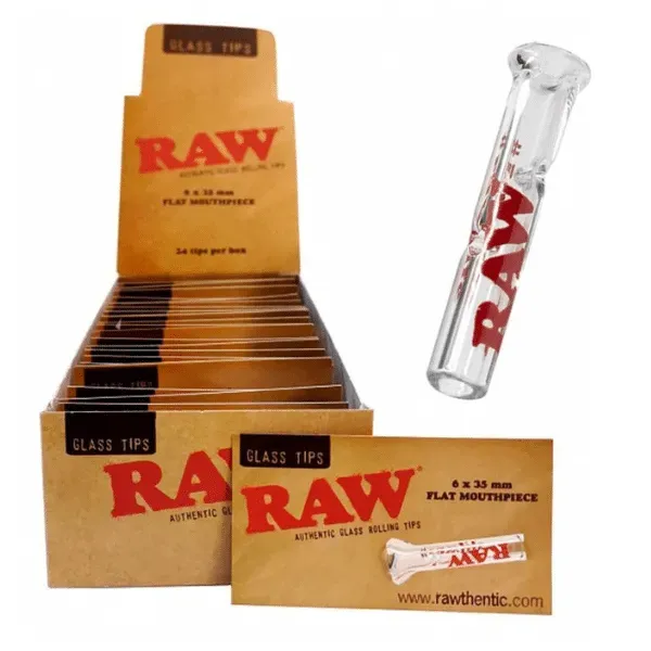RAW Glass Tips filtri in vetro 6 mm