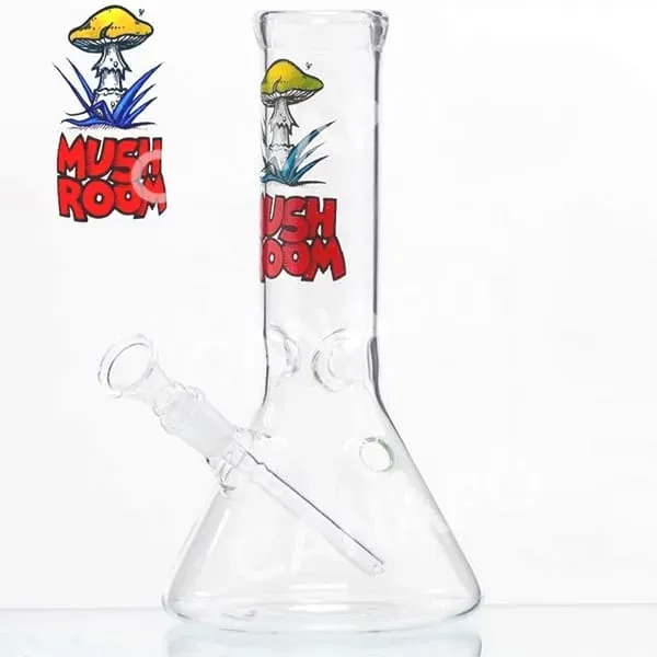 Mushroom Mini Ice bong vetro 23 cm con ghiaccio
