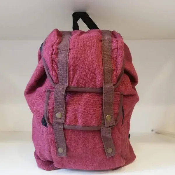 Himalayan zaino canapa amaranto fodera cotone