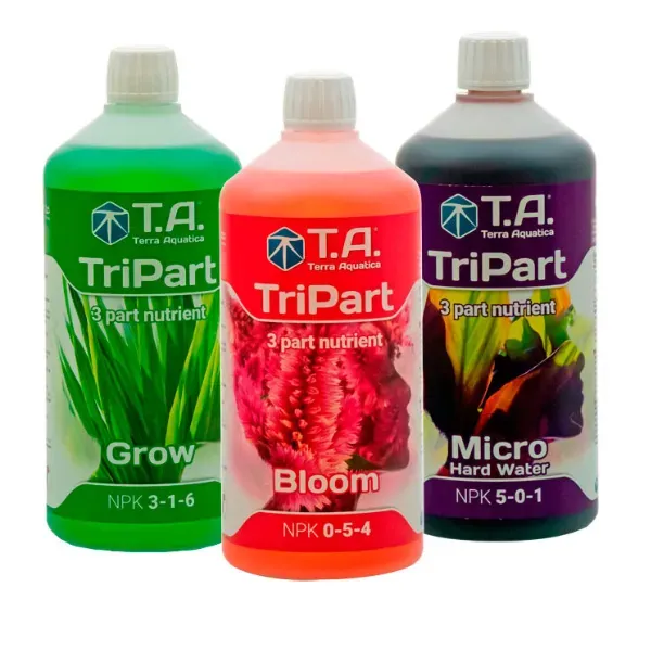 Terra Aquatica TriPart Pack Soft fertilizzanti acqua dolce 3 pezzi