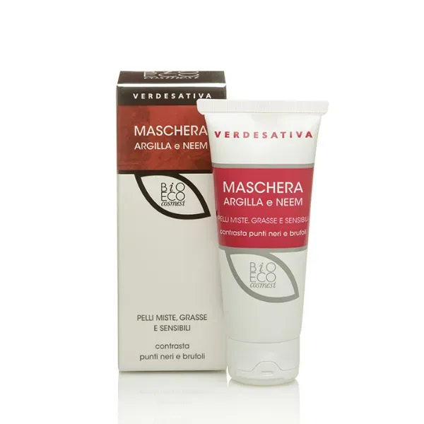 Verdesativa Argilla Neem maschera viso purificante 75ml