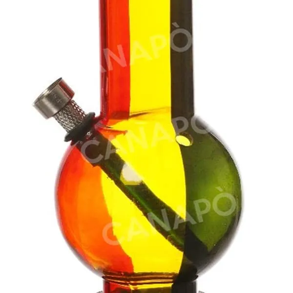 Canapo Rasta Bong in Acrilico 26 cm Resistente