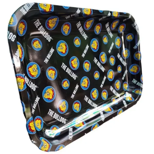 The Bulldog Amsterdam Original Pattern vassoio Medium nero