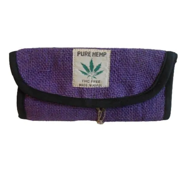 Pure Hemp Portatabacco in Canapa con Cordino