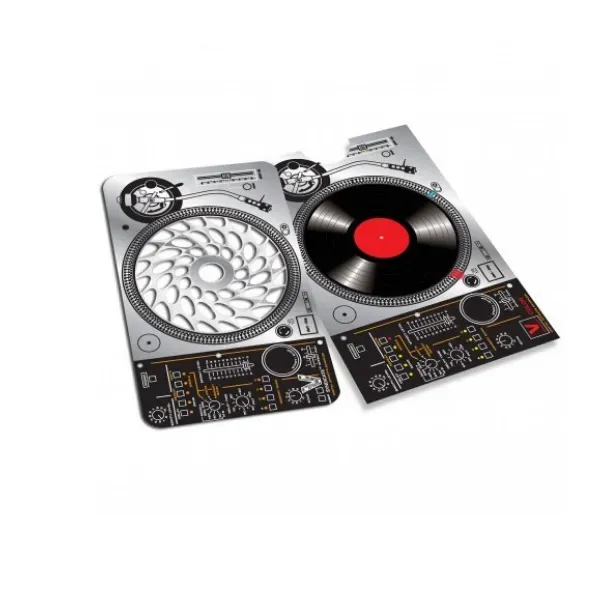 V Syndicate Giradischi grinder card metallo con custodia