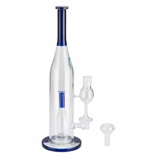 Champ High Wine Shape bong vetro 43cm bottiglia vino