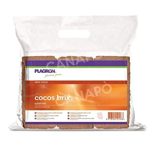 Plagron Cocos Brix substrato cocco 6 blocchi non fertilizzato